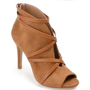 Journee Collection Samara Cognac High Heels 7 1/2